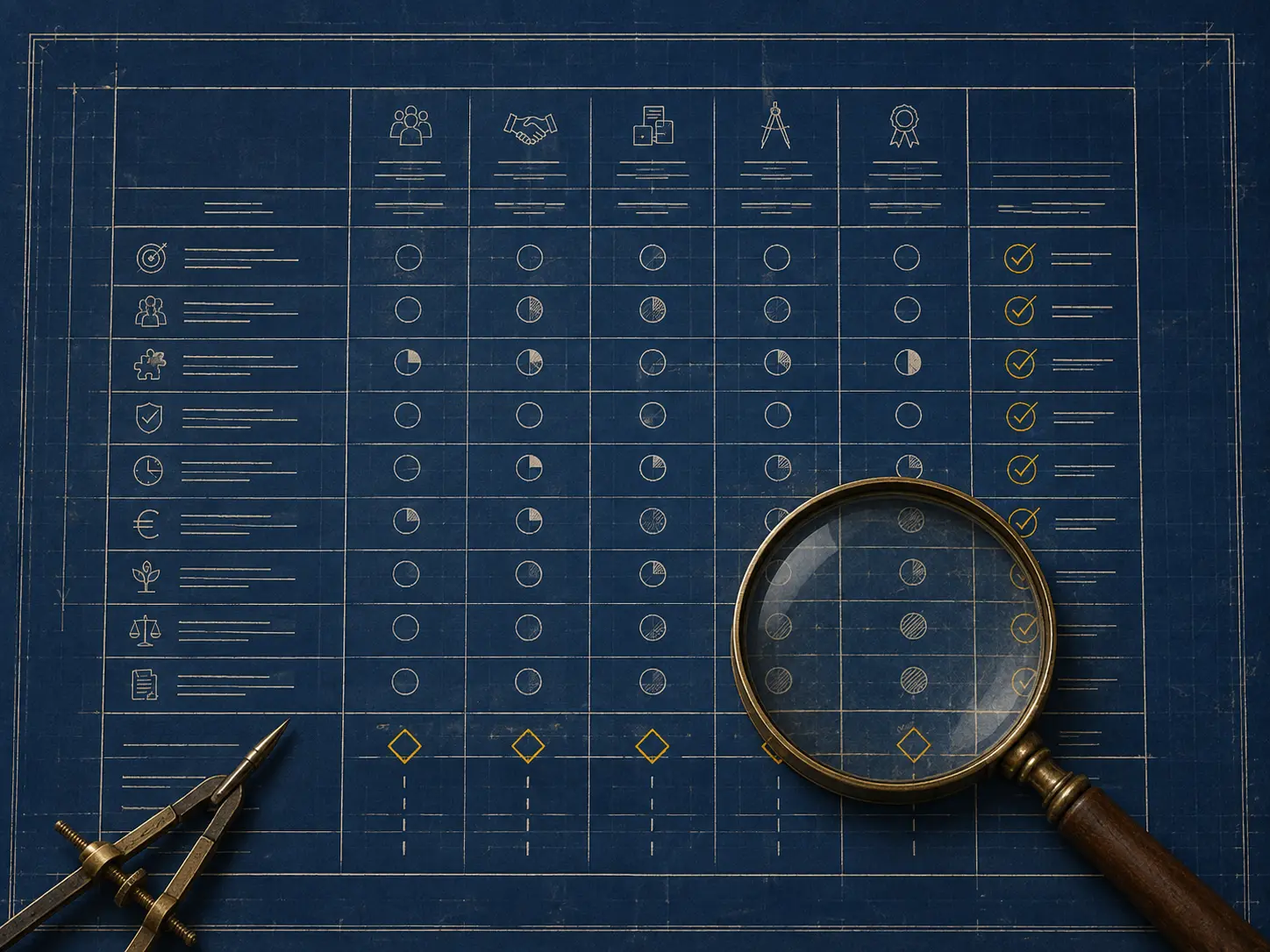 Free Partner Matrix